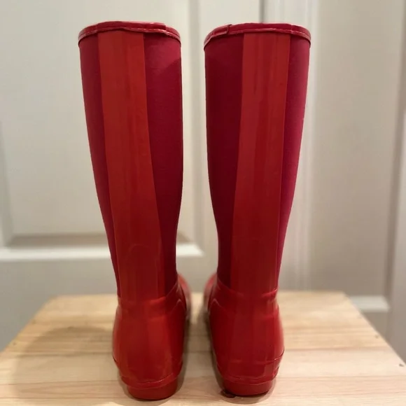 HUNTER Original Tall Colorblock Waterproof Boots - Picture 4 of 7